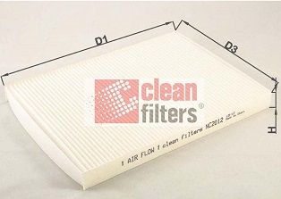 CLEAN FILTERS filtras, salono oras NC2012